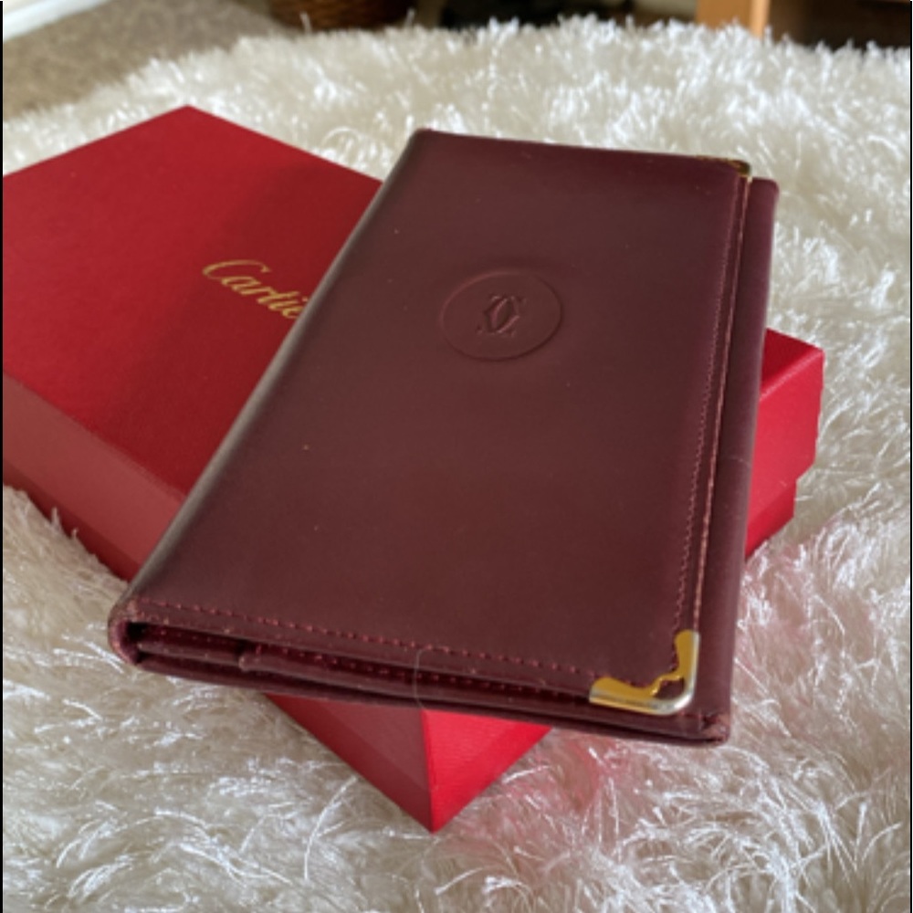 AUTHENTIC VINTAGE CARTIER MEN’S LONG WALLET